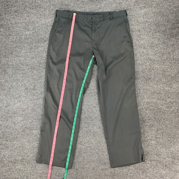 Nike Golf Pants Mens 38 Gray Flat Front DriFit Tech Classic Straight Leg Stretch - Picture 5 of 15